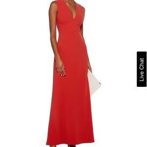 T by Alexander Wang Red crepe maxi dress